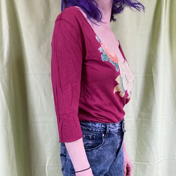 $7 MOVING SALE! Lucky Brand Long Tee - Picture 3 of 8